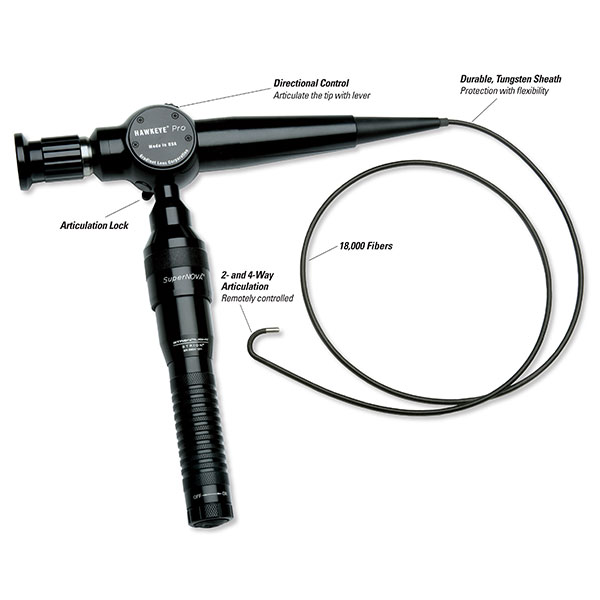 Hawkeye Pro Flexible Borescope Specifications