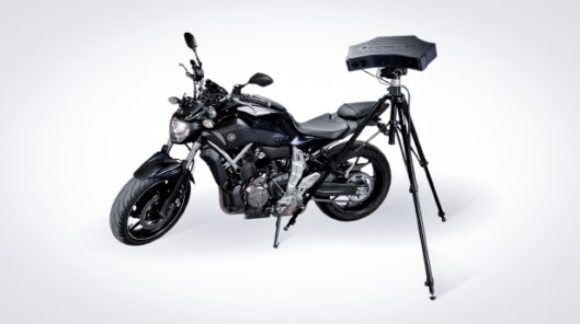 Optimax+M Case Study Image Motorcycle wth Scanner
