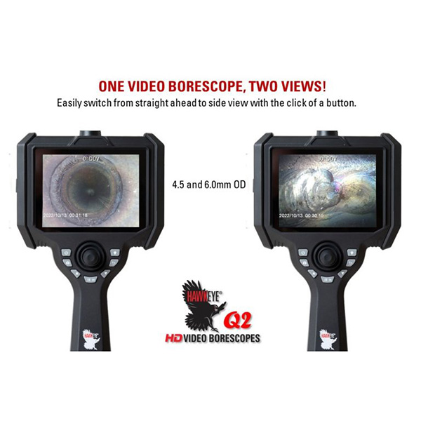 Hawkeye Q2 Dual View Video Borescope